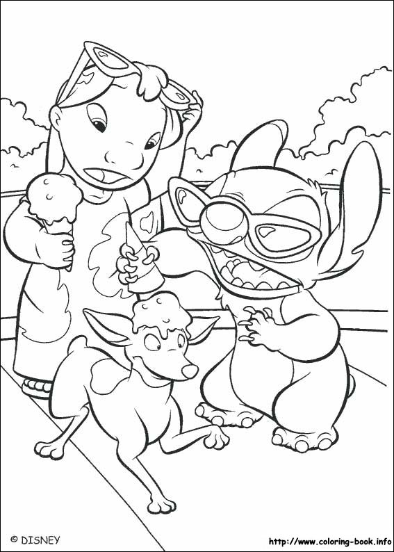 Lilo and Stitch coloring picture